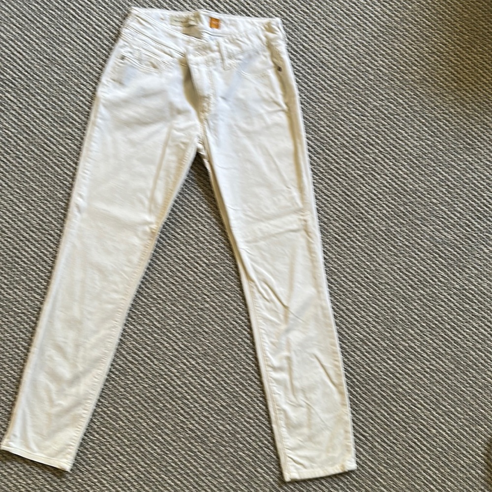 Anthropologie Cream corduroy